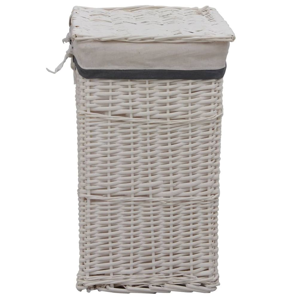 Laundry Basket White Willow - anydaydirect