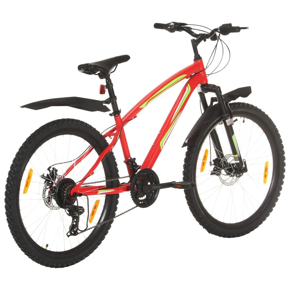 Mountain Bike 21 Speed 26 inch Wheel 36 cm Red - anydaydirect