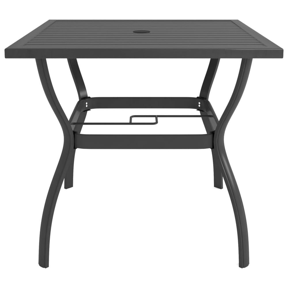 Garden Table Anthracite 81.5x81.5x72 cm Steel - anydaydirect