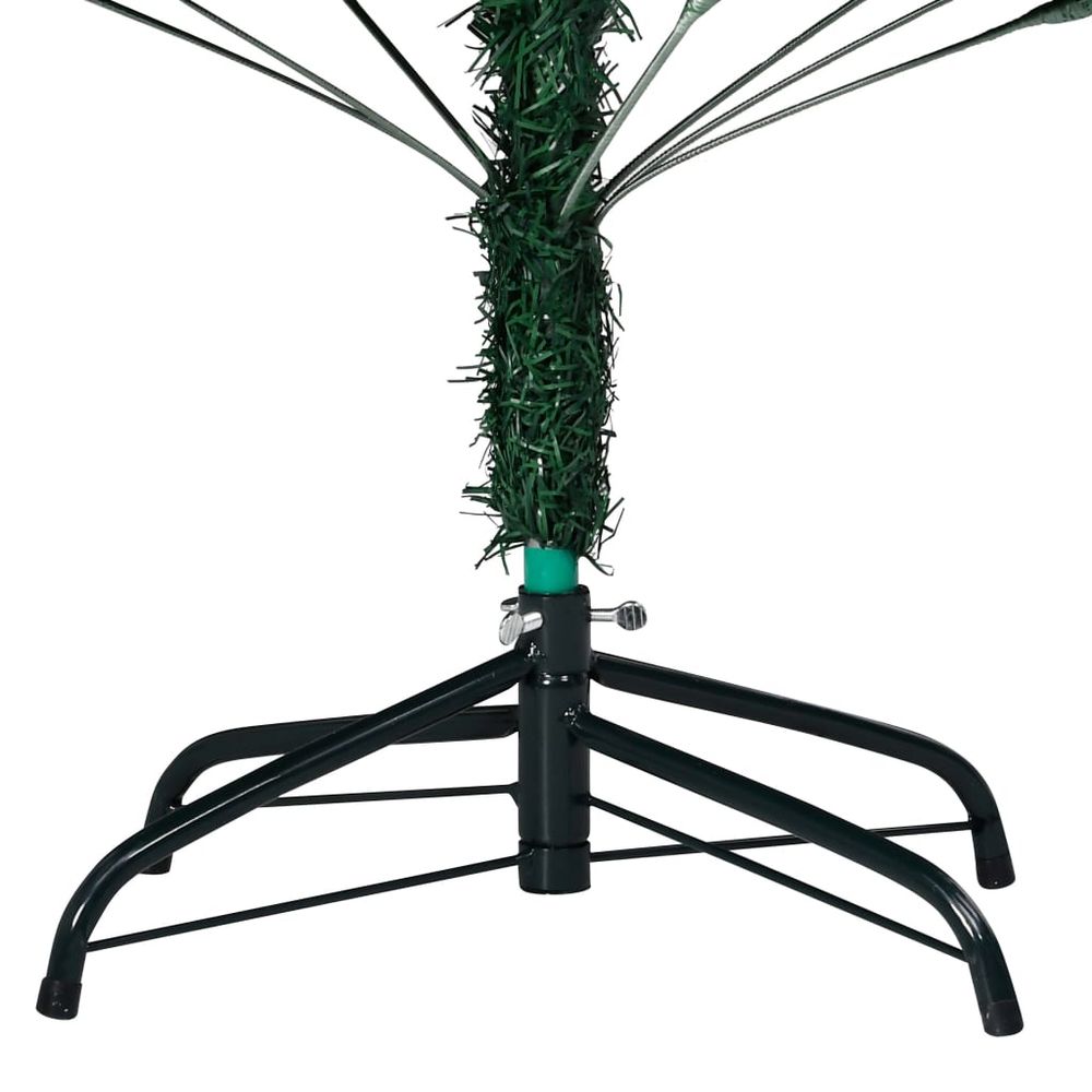 Artificial Christmas Tree with Thick Branches Green & White 150 cm to 240 - anydaydirect