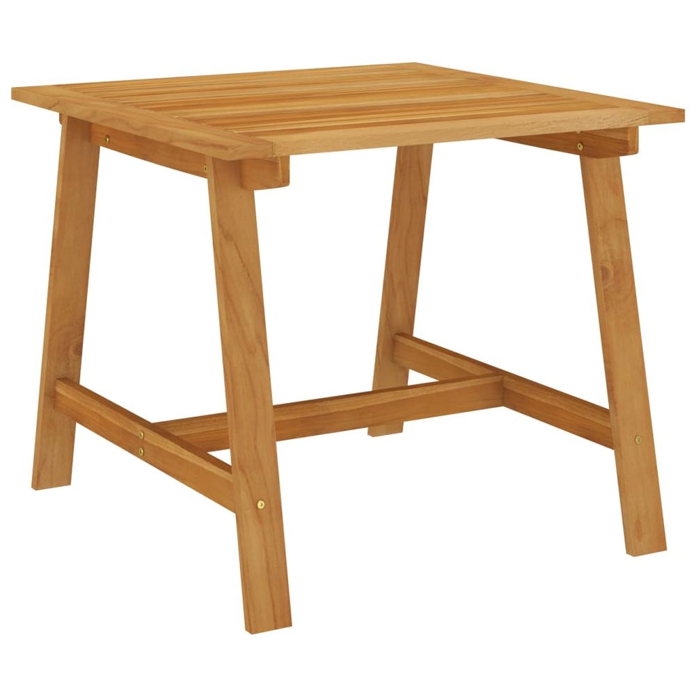 Garden Dining Table 88x88x74 cm Solid Acacia Wood - anydaydirect