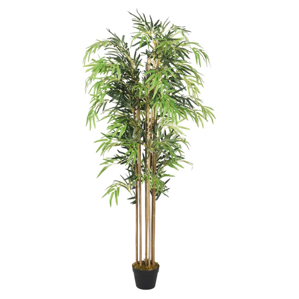 vidaXL Artificial Bamboo Tree 730 Leaves 120 cm Green - anydaydirect