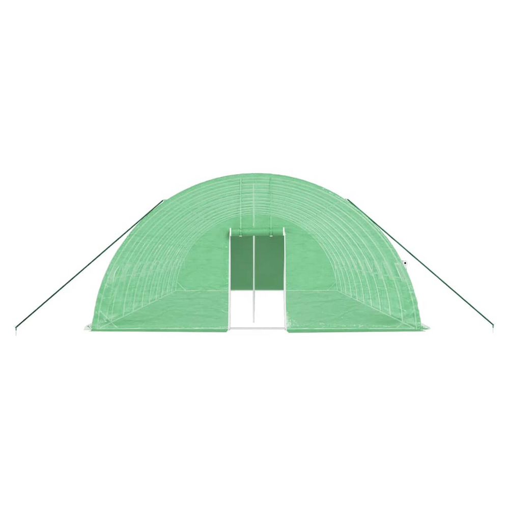 vidaXL Greenhouse with Steel Frame Green 60 m² 10x6x2.85 m - anydaydirect