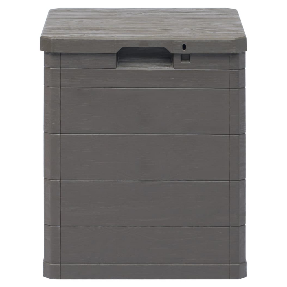 Garden Storage Box 90 L Brown - anydaydirect