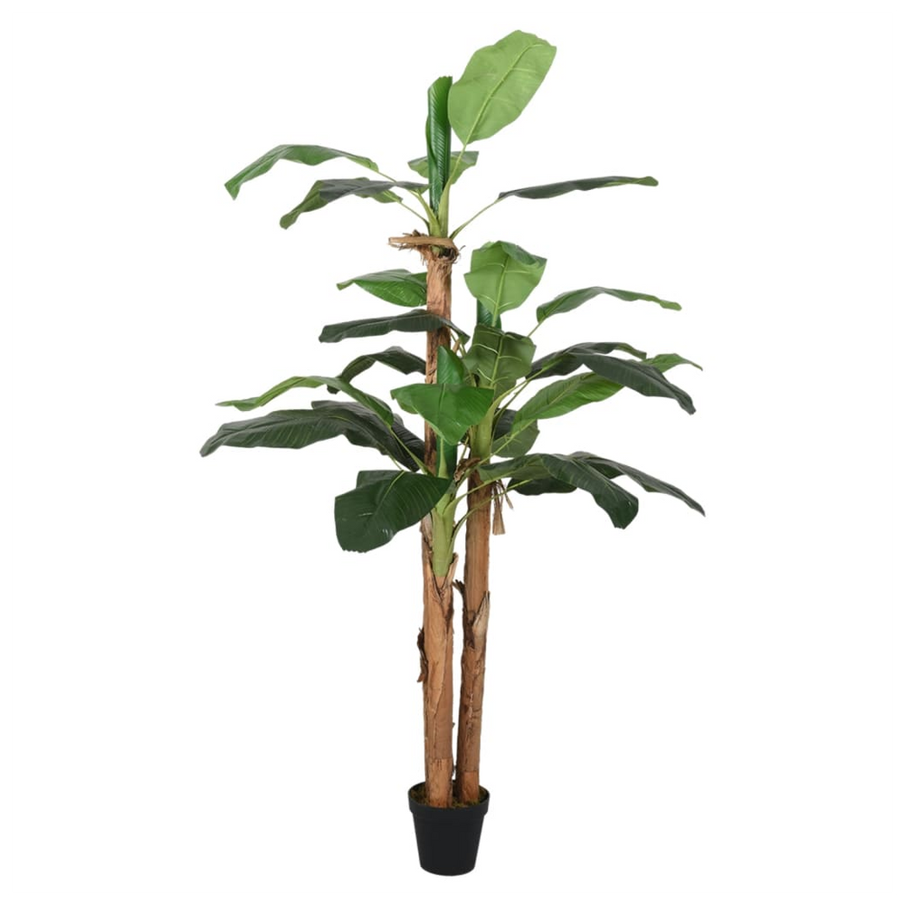 vidaXL Artificial Banana Tree 9 Leaves 120 cm Green - anydaydirect