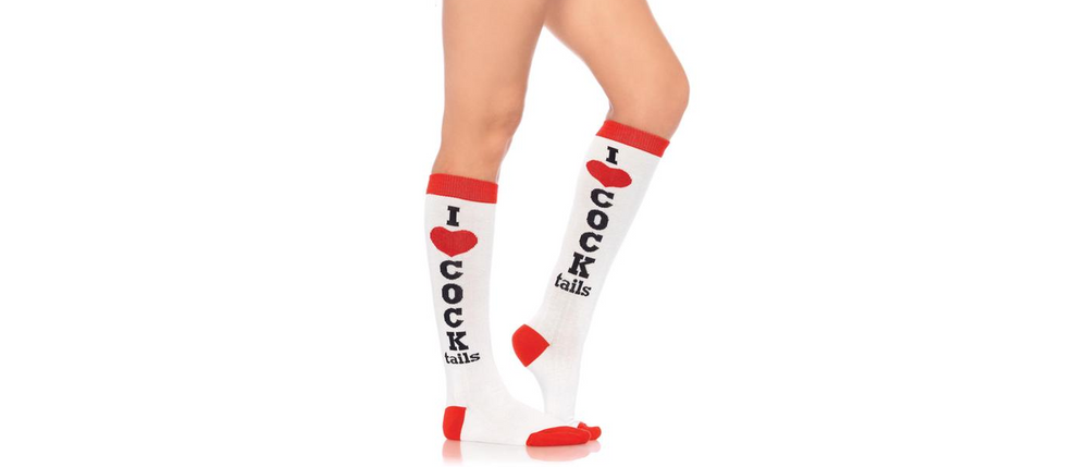 Knee High Fun Print Patterns Comfortable Stocking Athletic Socks - anydaydirect