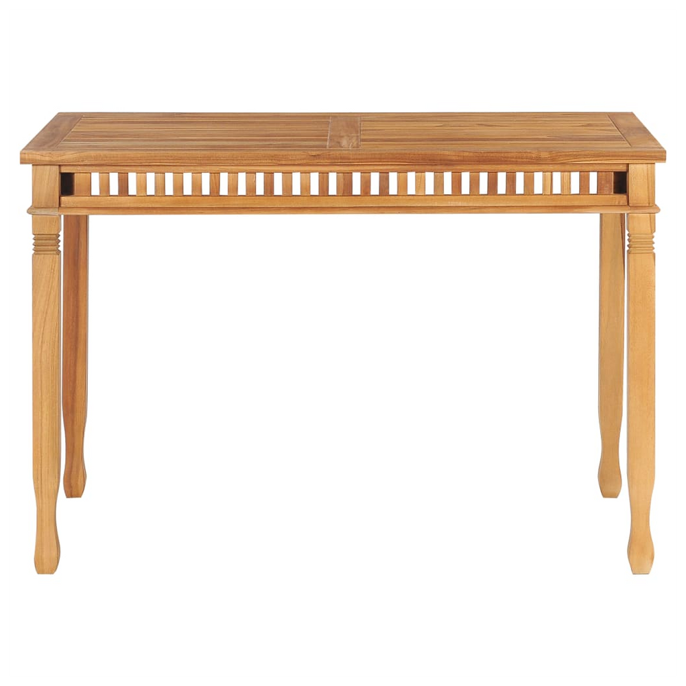 Garden Dining Table 120x65x80 cm Solid Teak Wood - anydaydirect