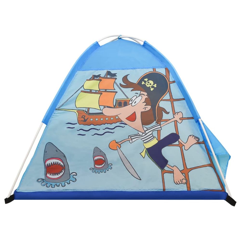 Children Play Tent Blue 120x120x90 cm - anydaydirect