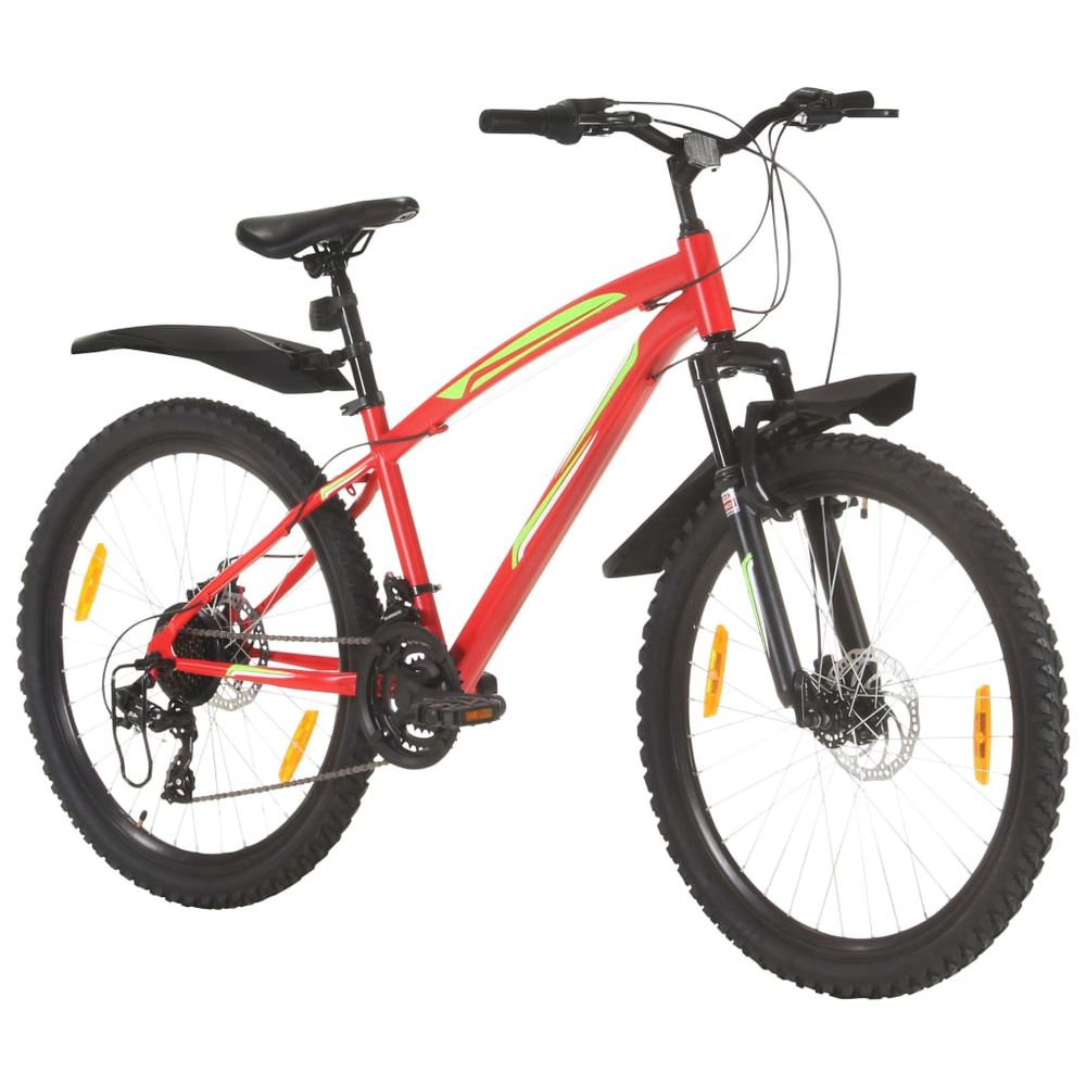 Mountain Bike 21 Speed 26 inch Wheel 42 cm Red - anydaydirect