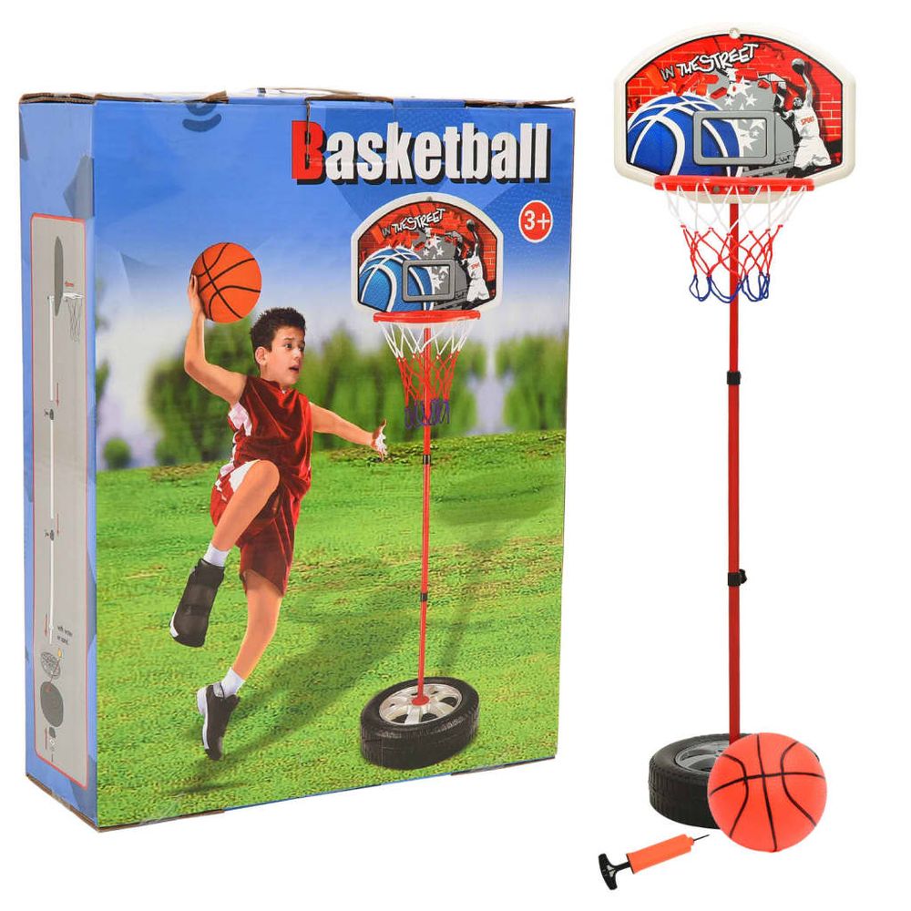 Children Basketball Play Set Adjustable 120 cm - anydaydirect