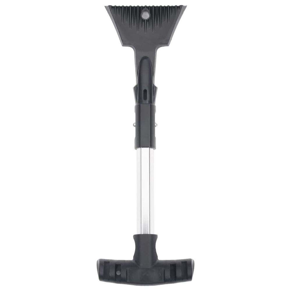 vidaXL Snow Shovel Kit 3-in-1 Black Aluminum - anydaydirect