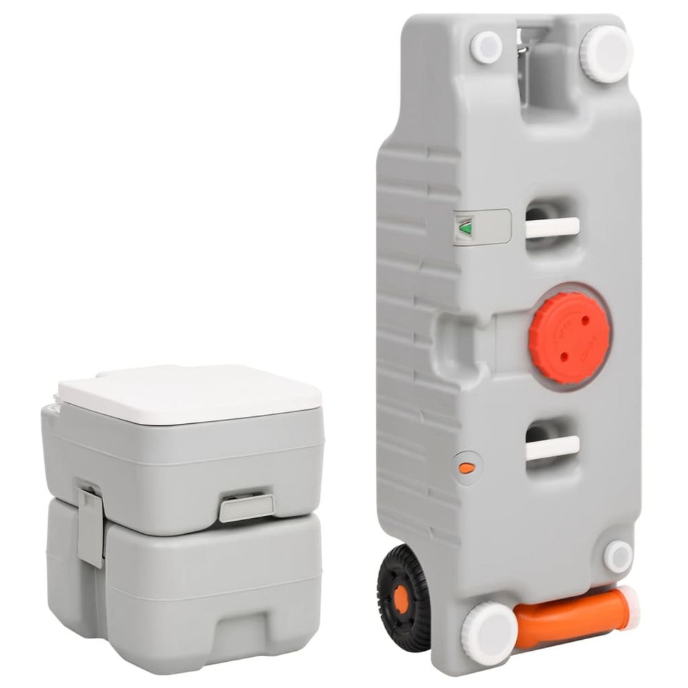 Portable Camping Toilet and Water Tank Set - anydaydirect