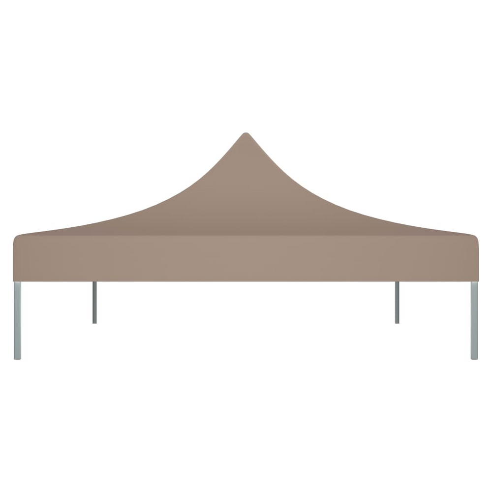 vidaXL Party Tent Roof 4.5x3 m Taupe 270 g/m² - anydaydirect