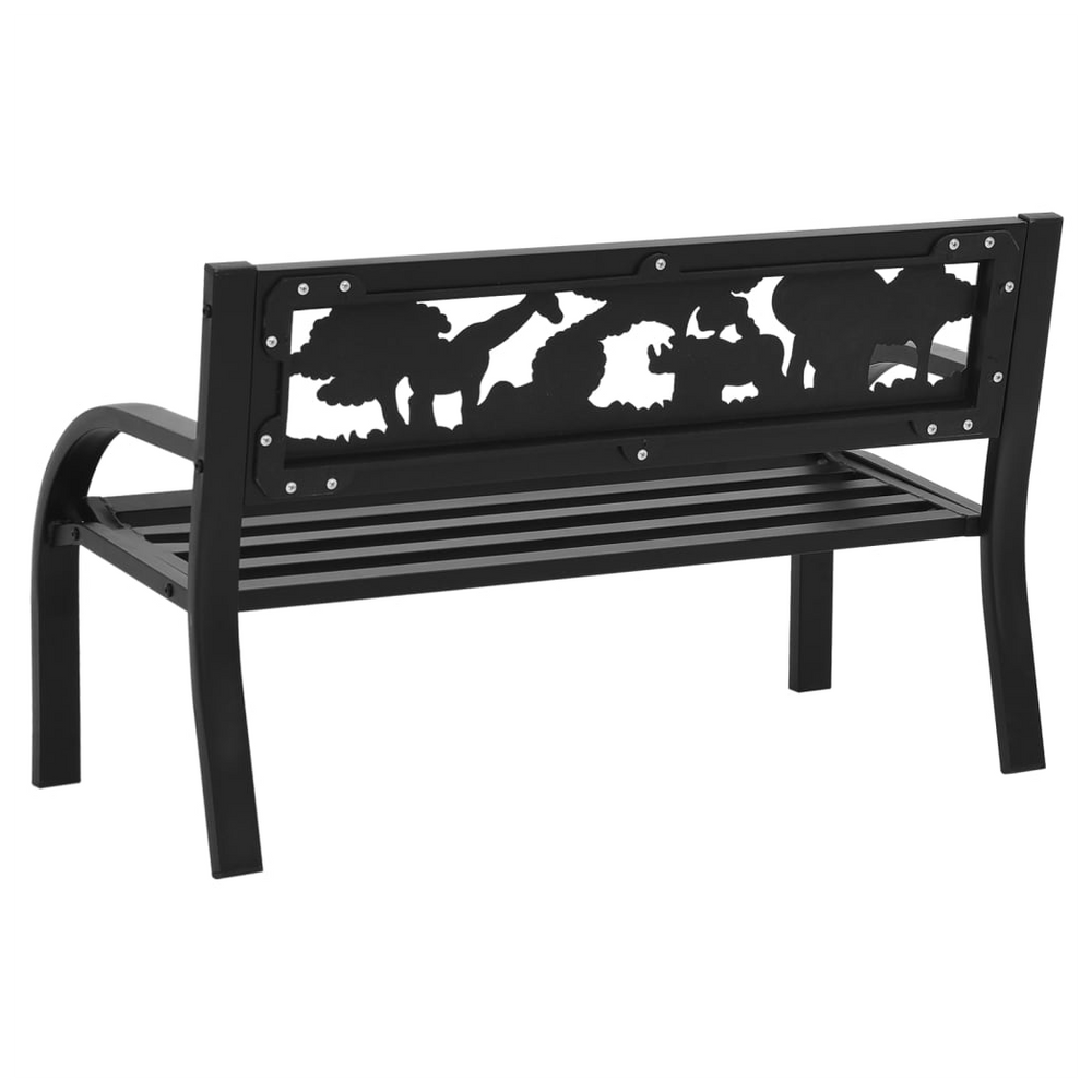 Children Garden Bench 86 cm Steel - anydaydirect