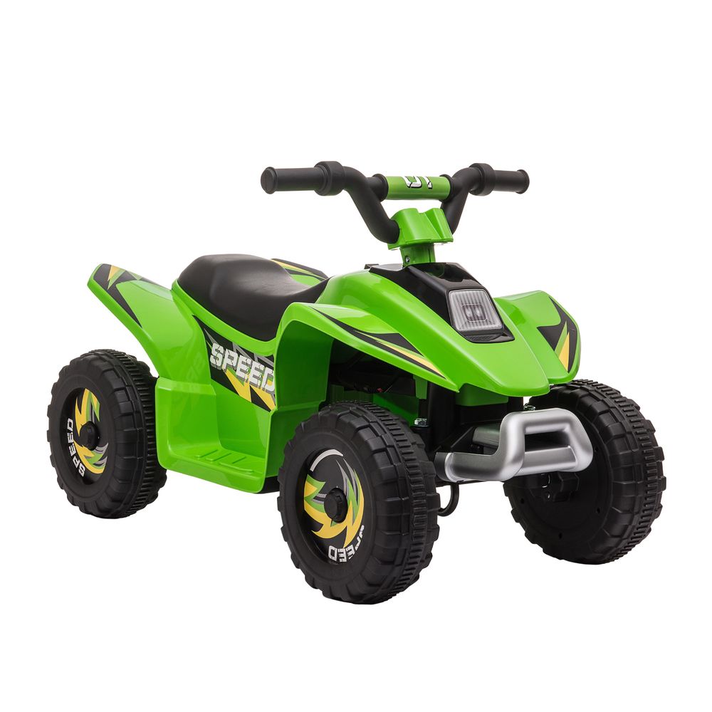 6V Kids Electric Ride on Car with Big Wheels 18-36 Months Toddlers Green - anydaydirect