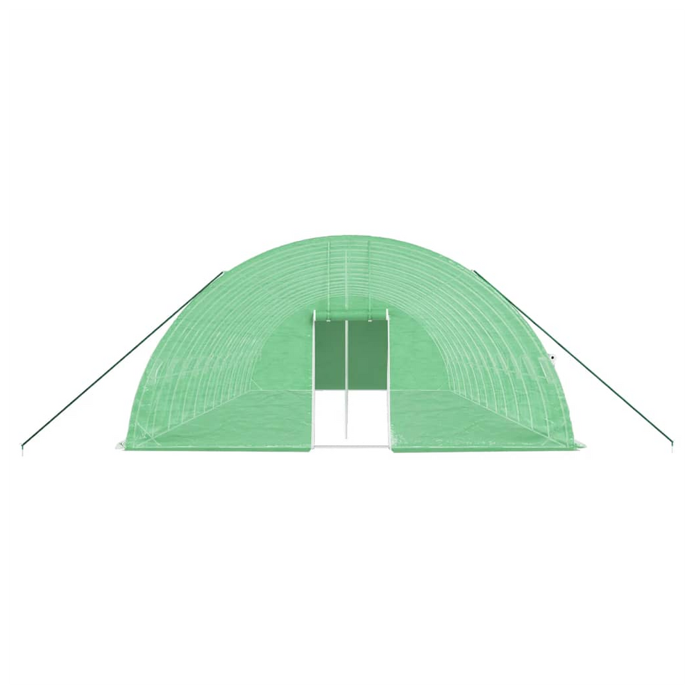 vidaXL Greenhouse with Steel Frame Green 72 m² 12x6x2.85 m - anydaydirect