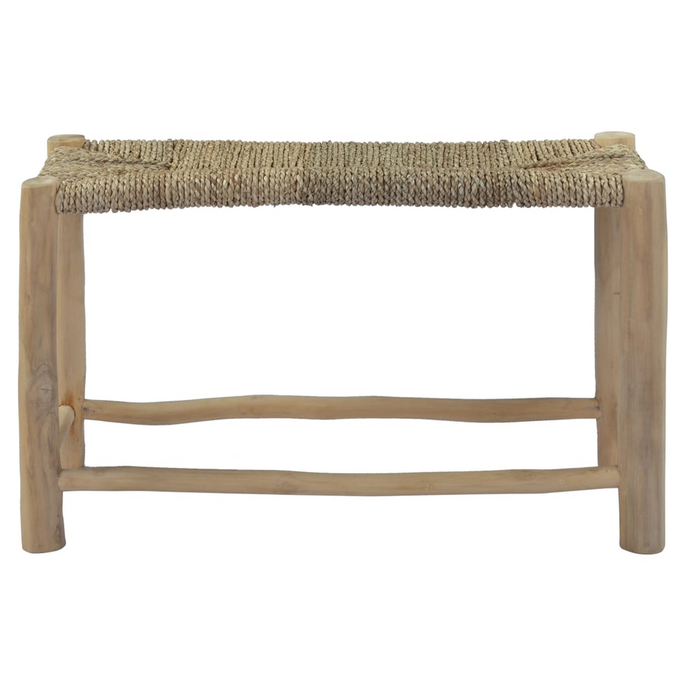 Benches 2 pcs Brown Seagrass - anydaydirect