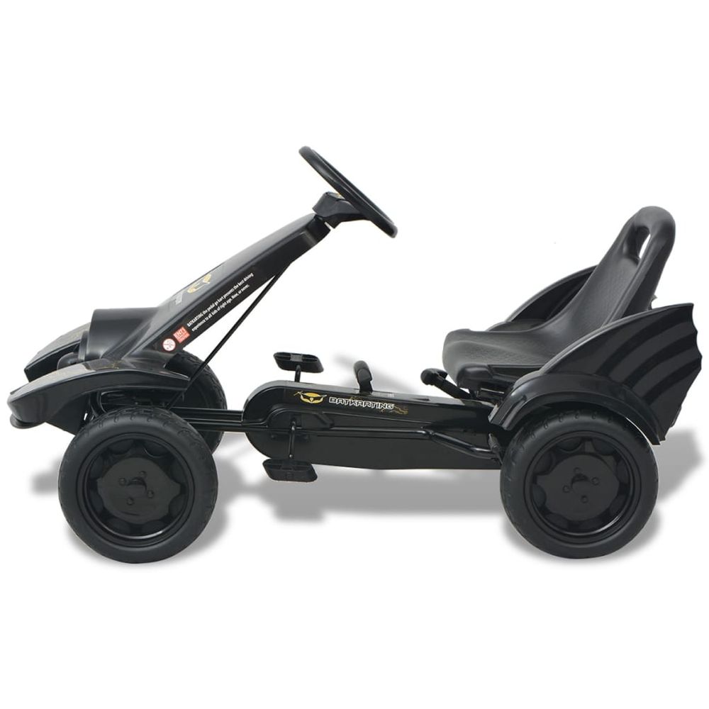 Pedal Go Kart with Adjustable Seat Black - anydaydirect