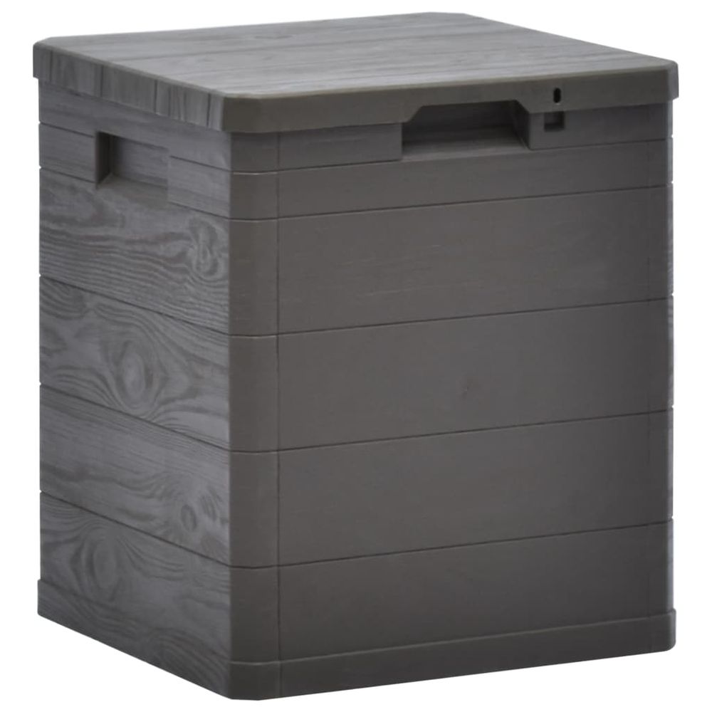 Garden Storage Box 90 L Brown - anydaydirect