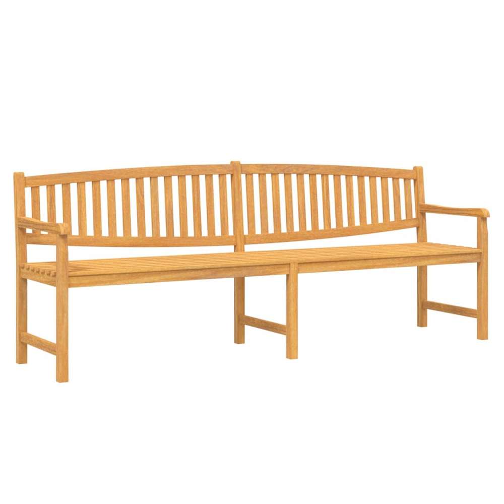 vidaXL Garden Bench 228x59.5x90 cm Solid Teak Wood - anydaydirect