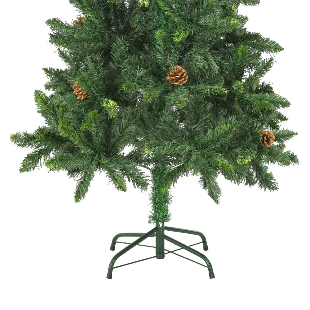 Artificial Christmas Tree with LEDs&Ball Set Green 150 cm - anydaydirect