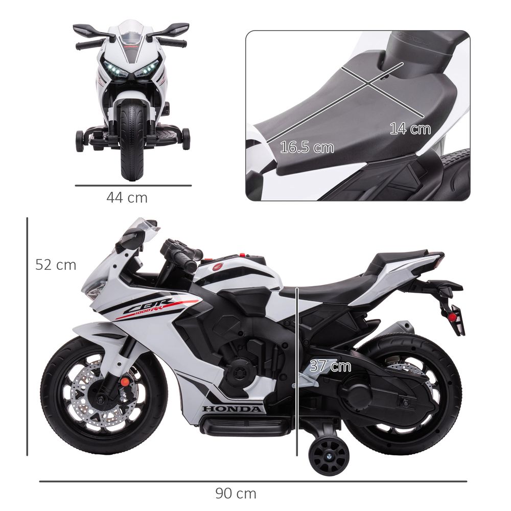 Honda Licensed 6V Kids Electric Motorbike Ride On Car for 3-5 Years  HOMCOM - anydaydirect