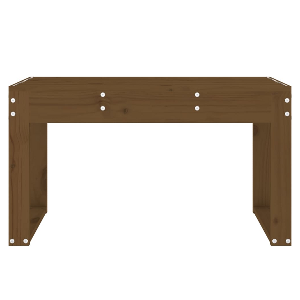 vidaXL Garden Bench Honey Brown 80x38x45 cm Solid Wood Pine - anydaydirect