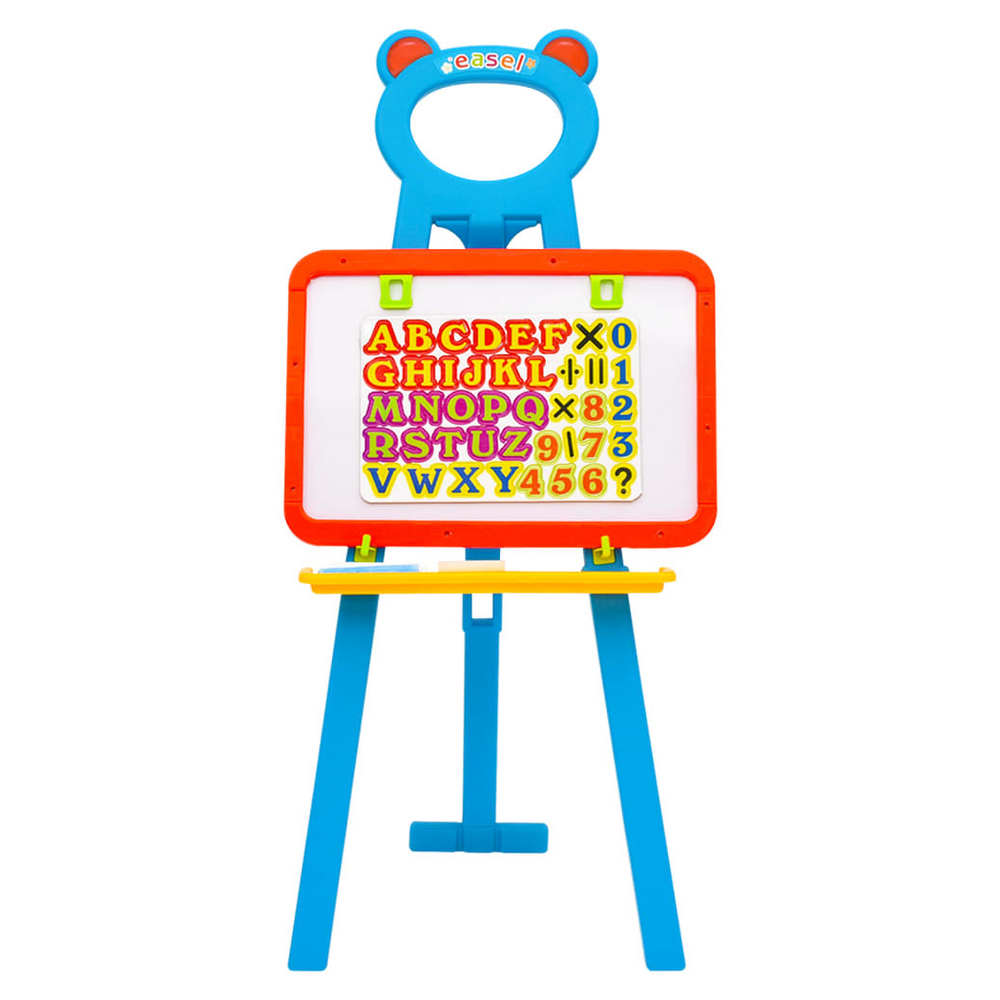 2-1 Children Easel with Chalkboard and Whiteboard - anydaydirect
