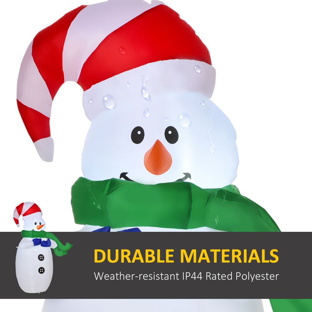 4ft Inflatable Standing Christmas Deco Large Waterproof Snowman LED Inflator - anydaydirect