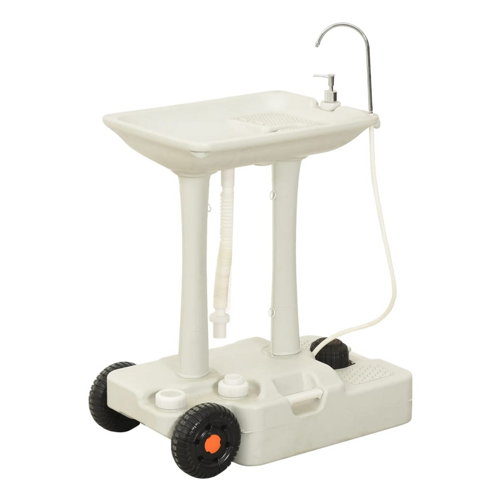 Portable Camping Toilet and Handwash Stand Set with Water Tank - anydaydirect