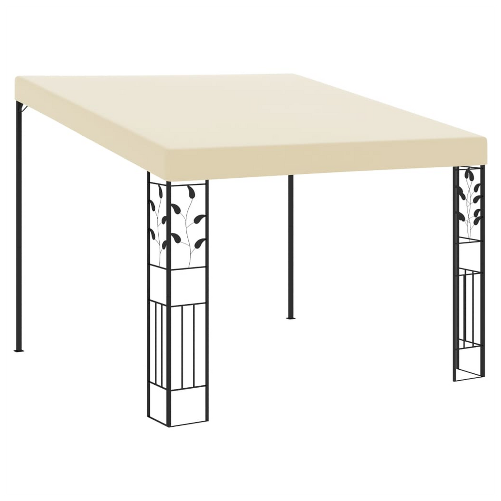 Wall-mounted Gazebo 3x3x2.5 m Cream - anydaydirect