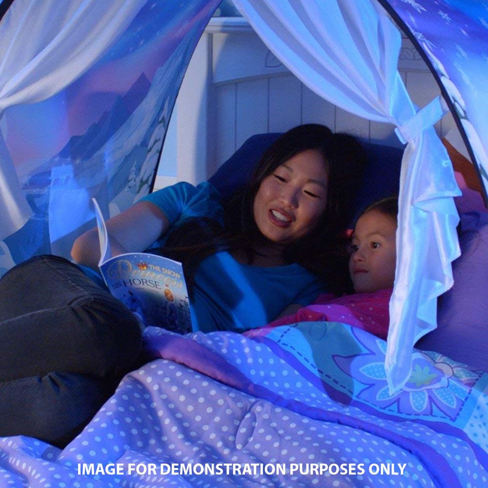 Child's Bedroom Pop Up Dream Screen Kids Tunnel Dome Tent Night Portable Case - anydaydirect