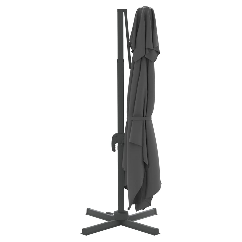 Double Top Cantilever Umbrella Anthracite 400x300 cm - anydaydirect