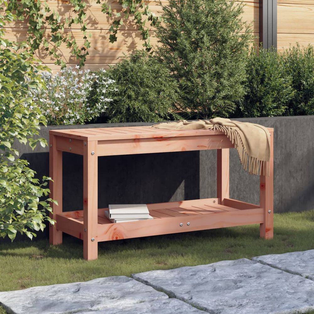 vidaXL Garden Table 82.5x35x45 cm Solid Wood Douglas - anydaydirect