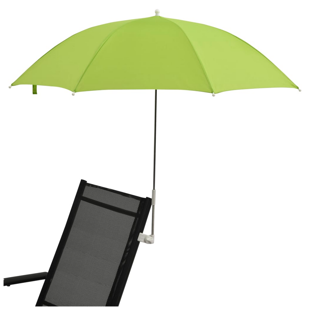 vidaXL Camping Chair Parasols 2 pcs Green 105 cm - anydaydirect