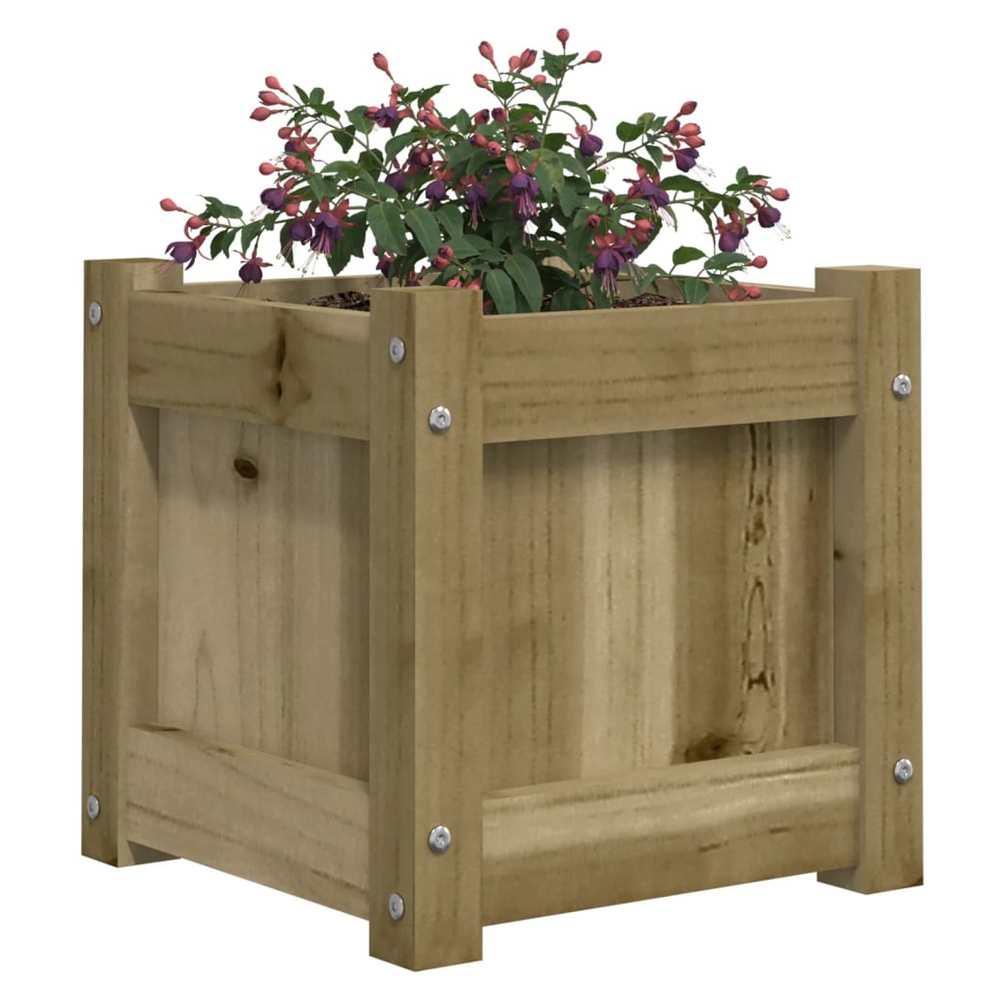 vidaXL Garden Planter 31x31x31 cm Impregnated Wood Pine - anydaydirect