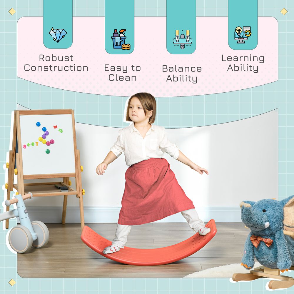Balance Board, Kids Wobble Board Stepping Stone, Montessori Toy for 3-6 Years - anydaydirect