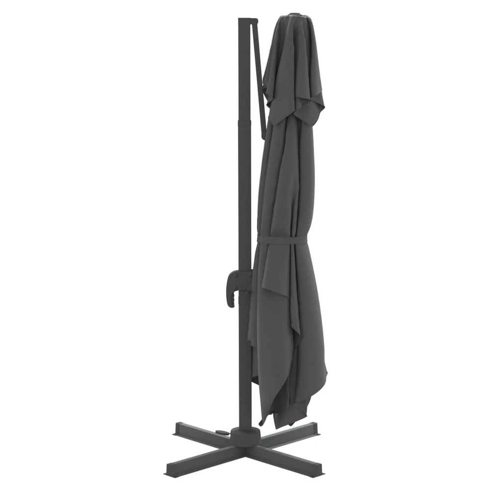 Double Top Cantilever Umbrella Anthracite 300x300 cm - anydaydirect