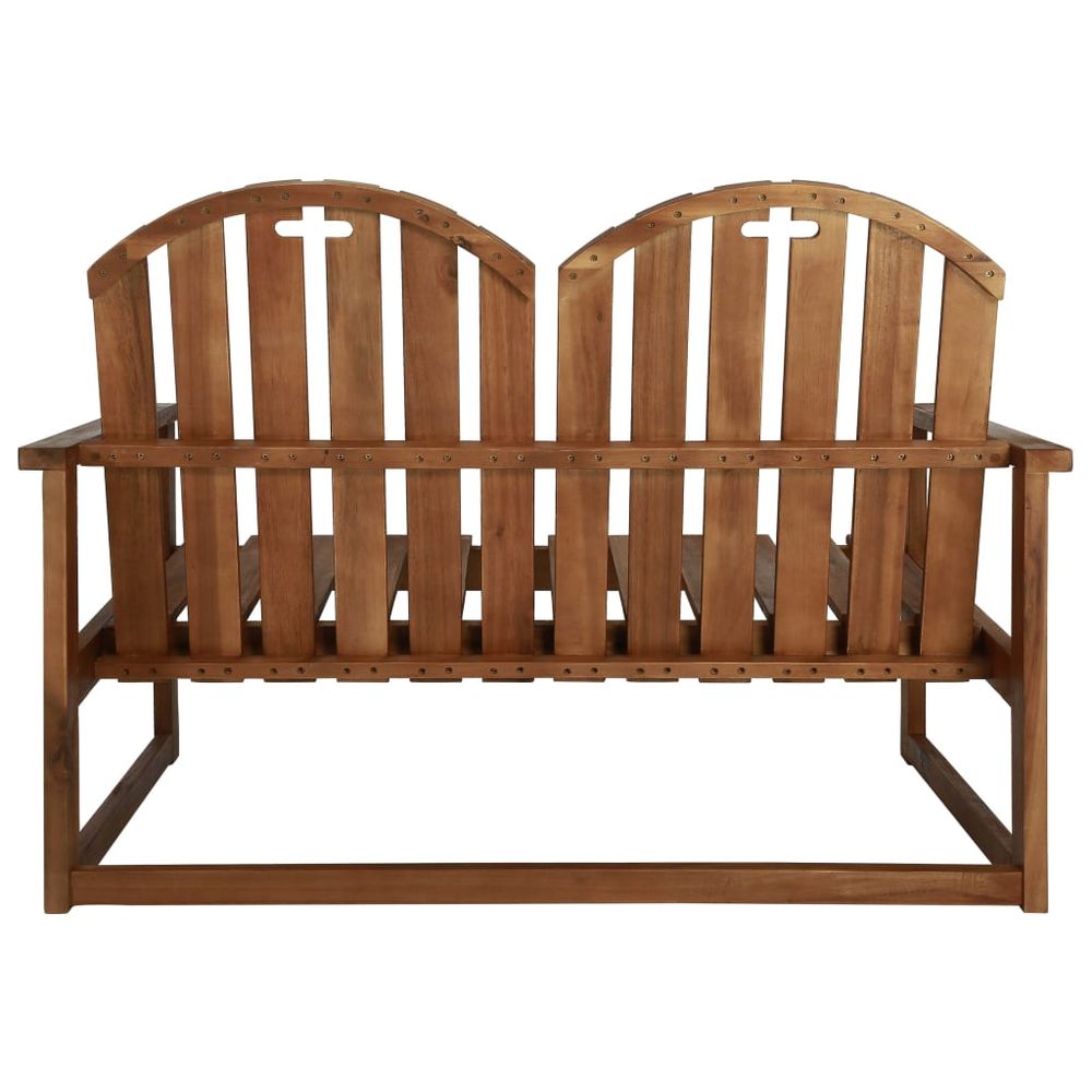 Garden Bench 110 cm Solid Acacia Wood - anydaydirect