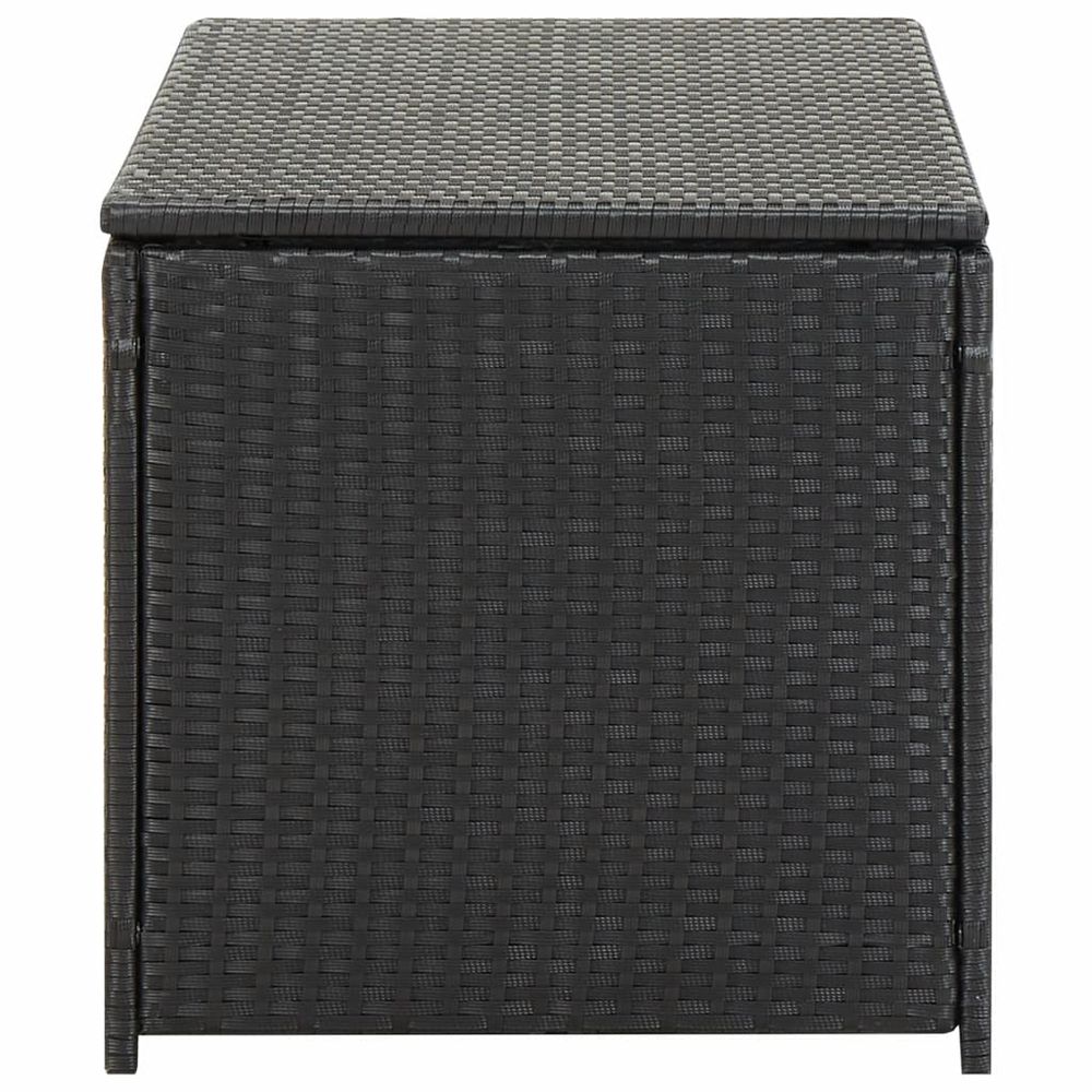 Garden Storage Box Poly Rattan - anydaydirect