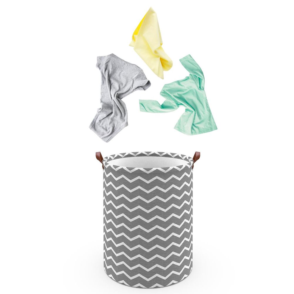 Freestanding Laundry Basket Storage Sorter with Drawstring Lid - anydaydirect