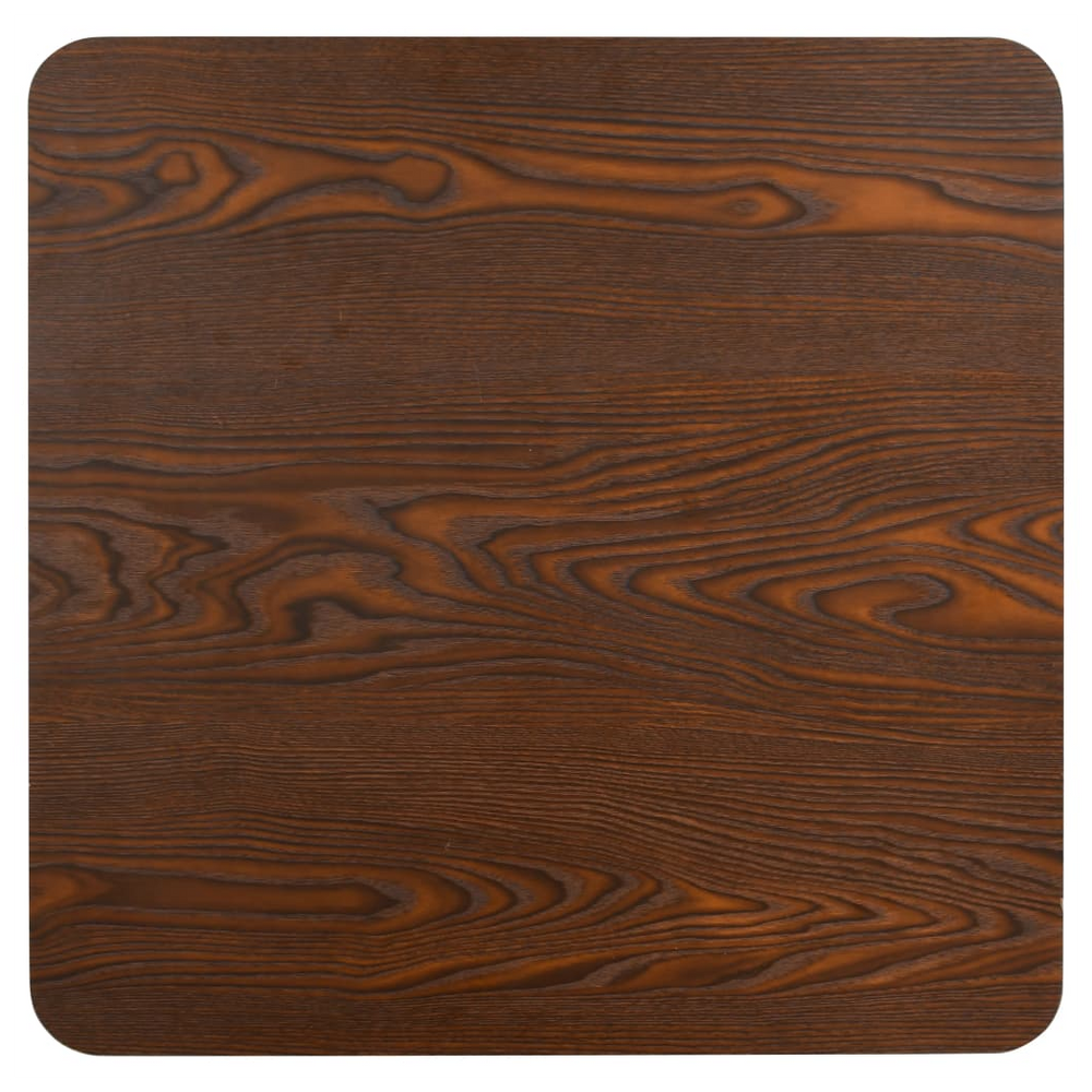 Bistro Table Dark Brown 80X80 cm MDF - anydaydirect