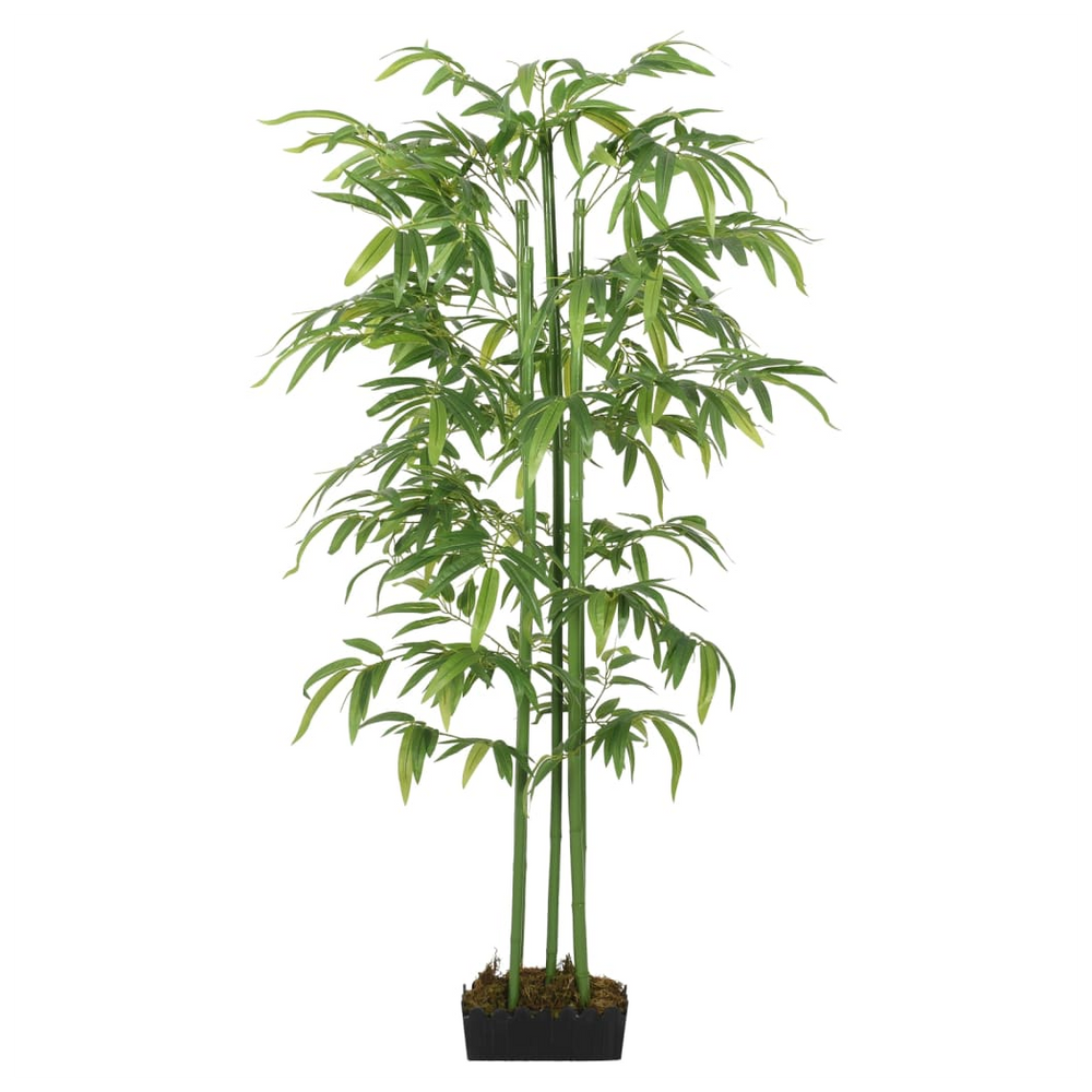 vidaXL Artificial Bamboo Tree 240 Leaves 80 cm Green - anydaydirect