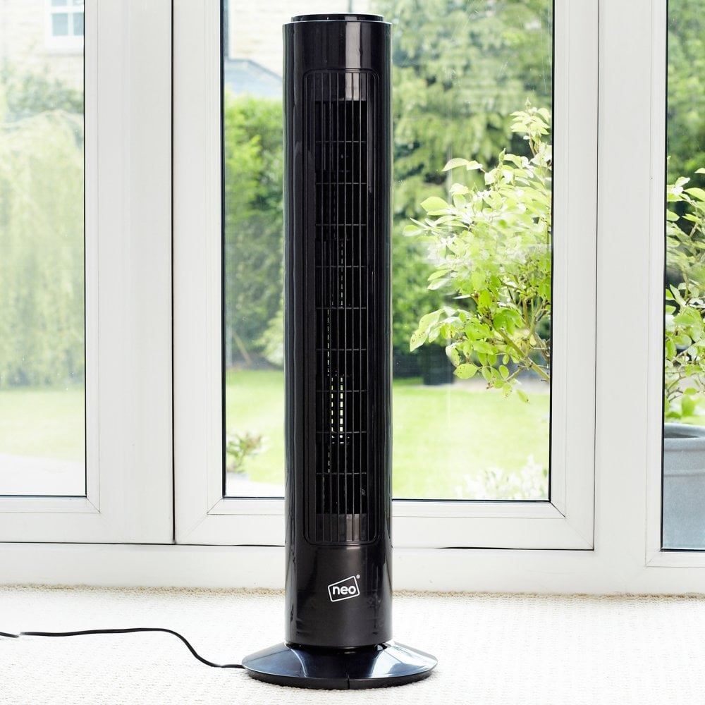 29″ 3 Speed Oscillating Free Standing Tower Fan - anydaydirect