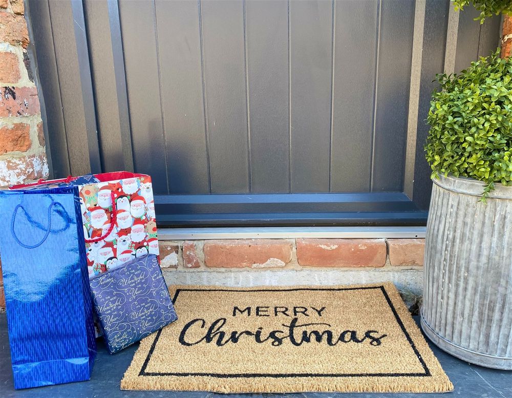 Merry Christmas Doormat 60x40cm - anydaydirect