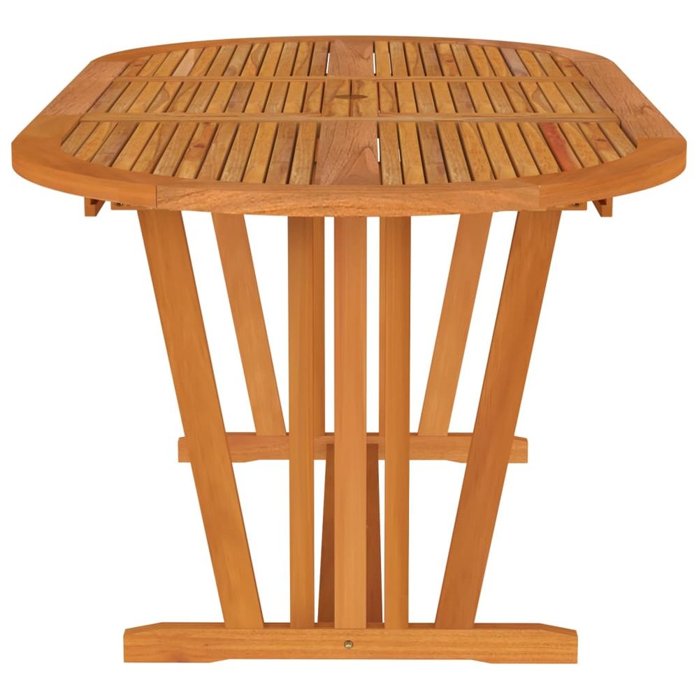 Garden Table 200x100x75 cm Solid Wood Eucalyptus - anydaydirect