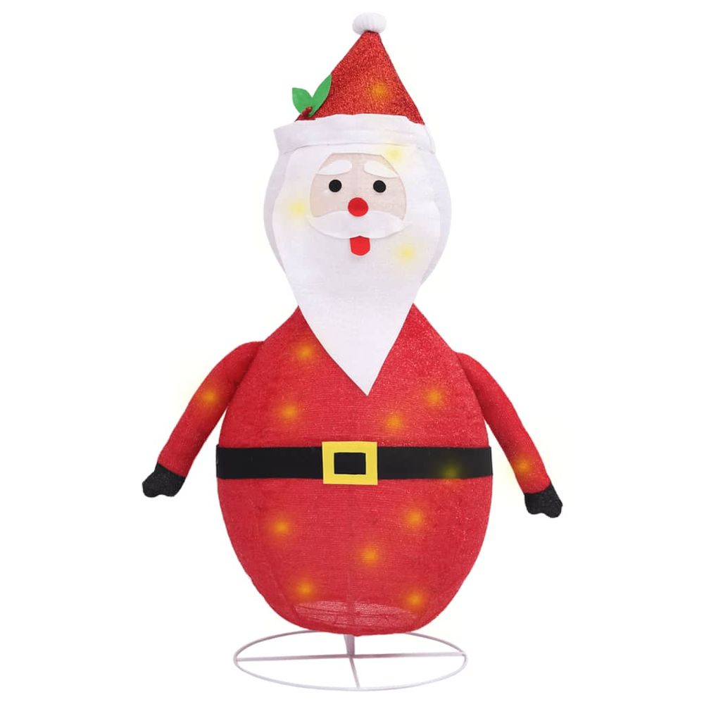 Decorative Christmas Santa Claus Figure LED Luxury Fabric 60cm to 120cm - anydaydirect