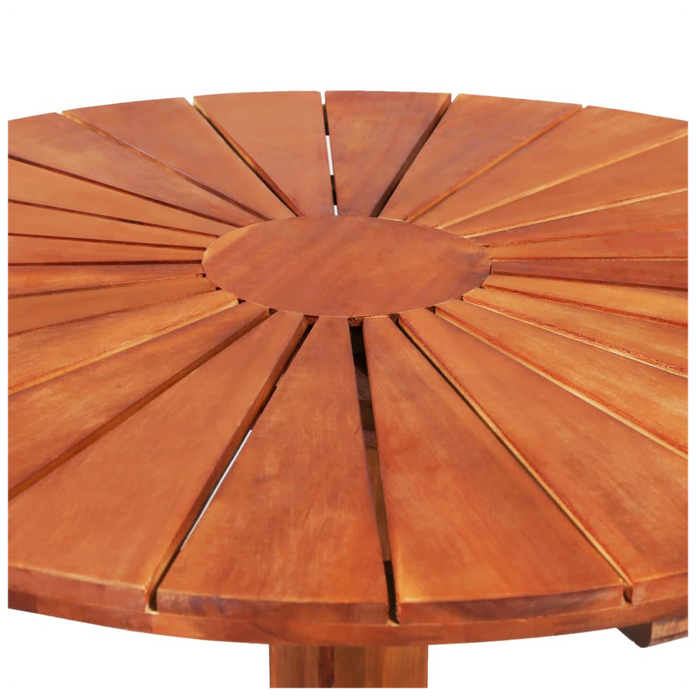Bistro Table 70x70 cm Solid Acacia Wood - anydaydirect