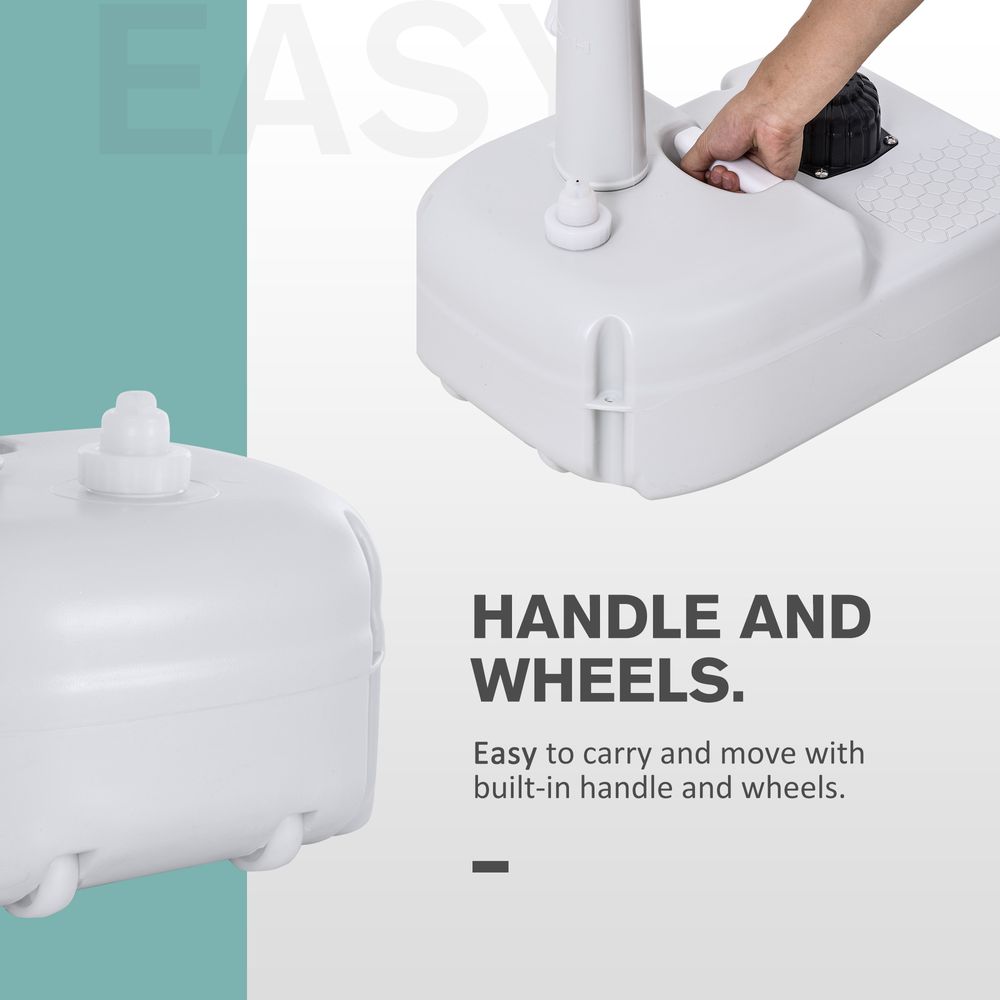 Portable Camping Sink with Towel Holder & Soap Dispenser Hand Wash Outsunny - anydaydirect
