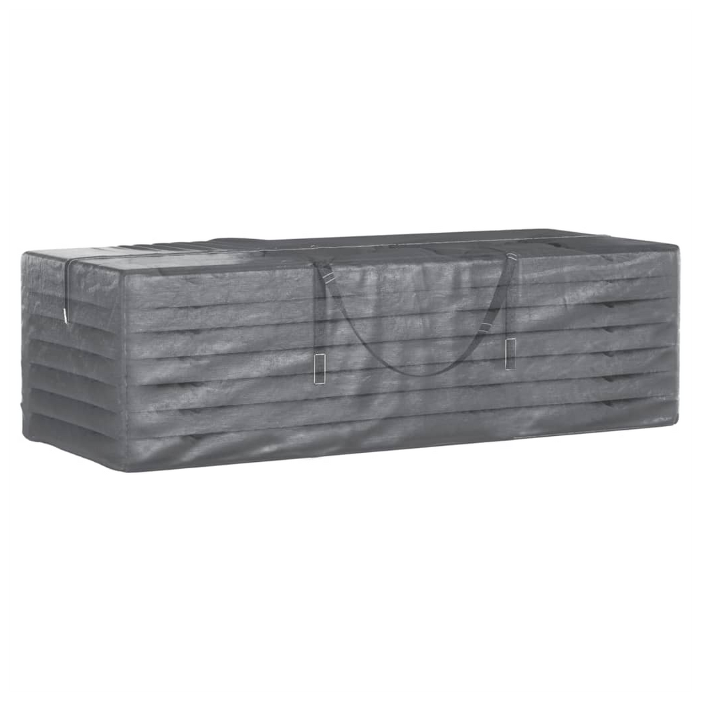 Garden Cushion Storage Bag Black 135x40x55 cm Polyethylene - anydaydirect